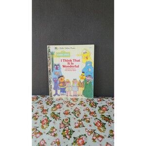 Vintage Sesame Street Poem Book, Little Golden Book